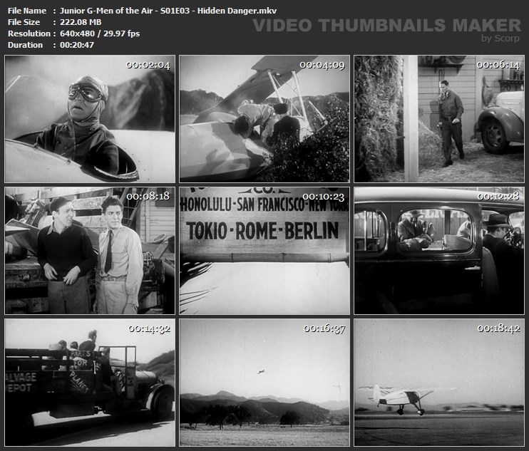 Junior G-Men of the Air - S01E03 - Hidden Danger.mkv