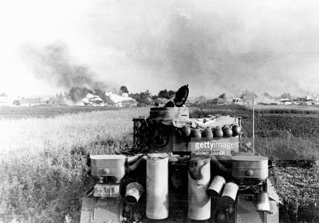 German offensive between Bjelgorod-Orel (battle of Kursk 04.-16.