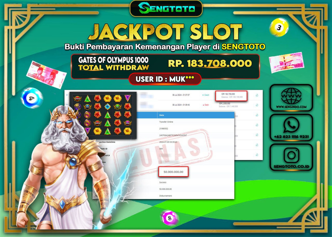 BUKTI PEMBAYARAN SLOT GATES OF OLYMPUS 1000
