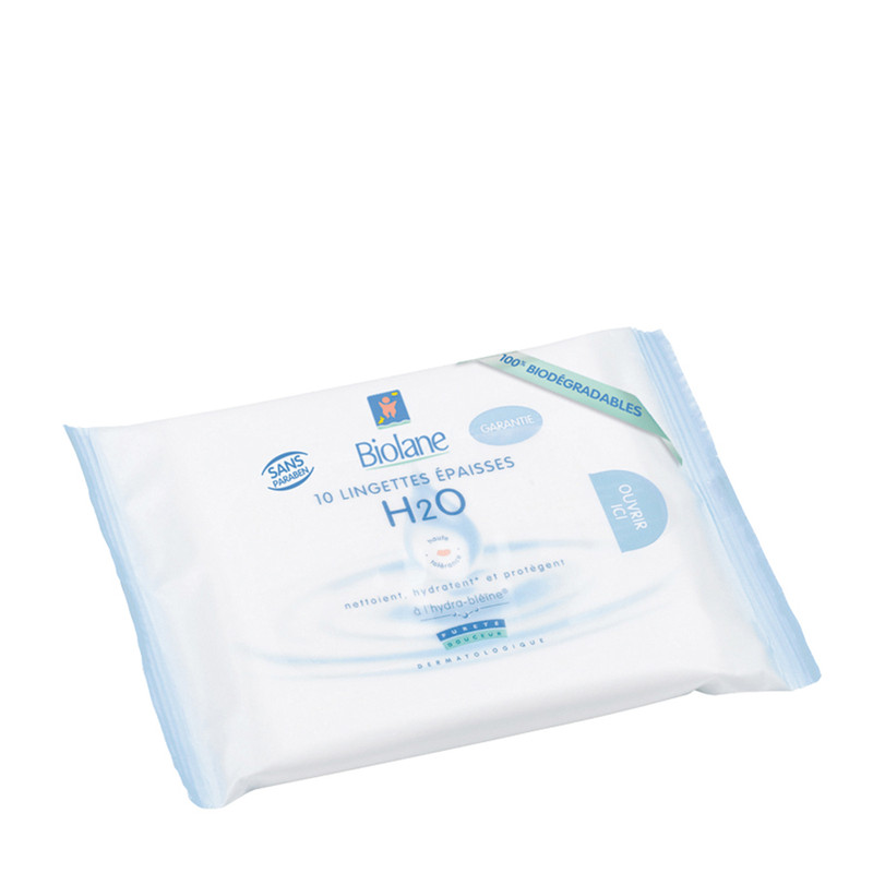 Biolane Thick H2o Baby Wipes 10 Sheets
