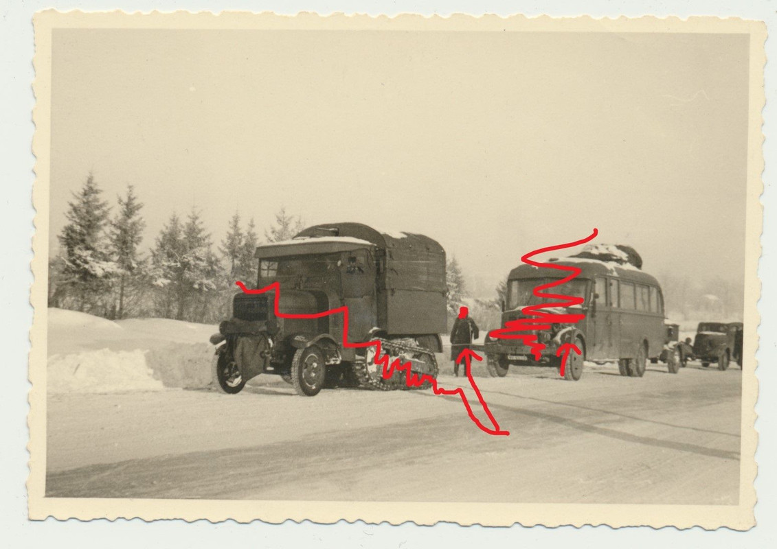 Russland französische Beute Halbkette Citroene