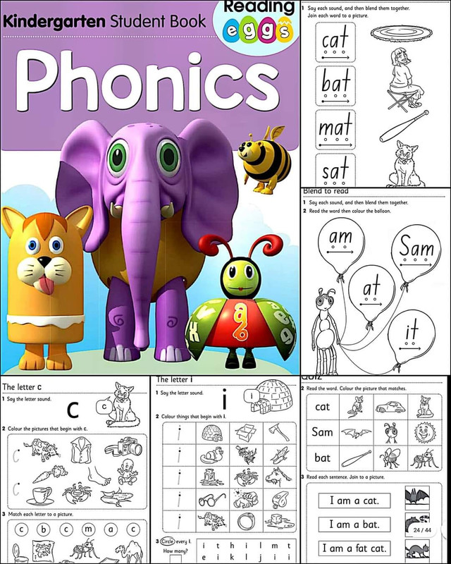 Download reading phonics kindergarten PDF or Ebook ePub For Free with | Phenomny Books
