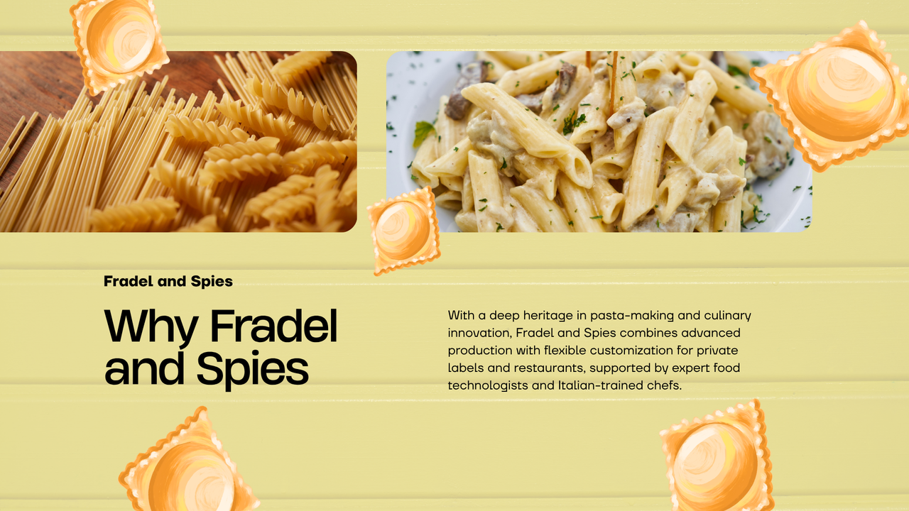 Green Illustrated Pasta Product Presentation