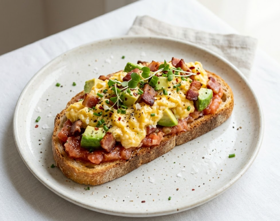 Tosta De Huevos Revueltos