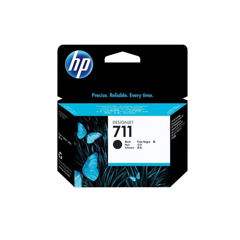 Cartucho De Tinta Hp 711 Preto 80Ml Cz133Ab