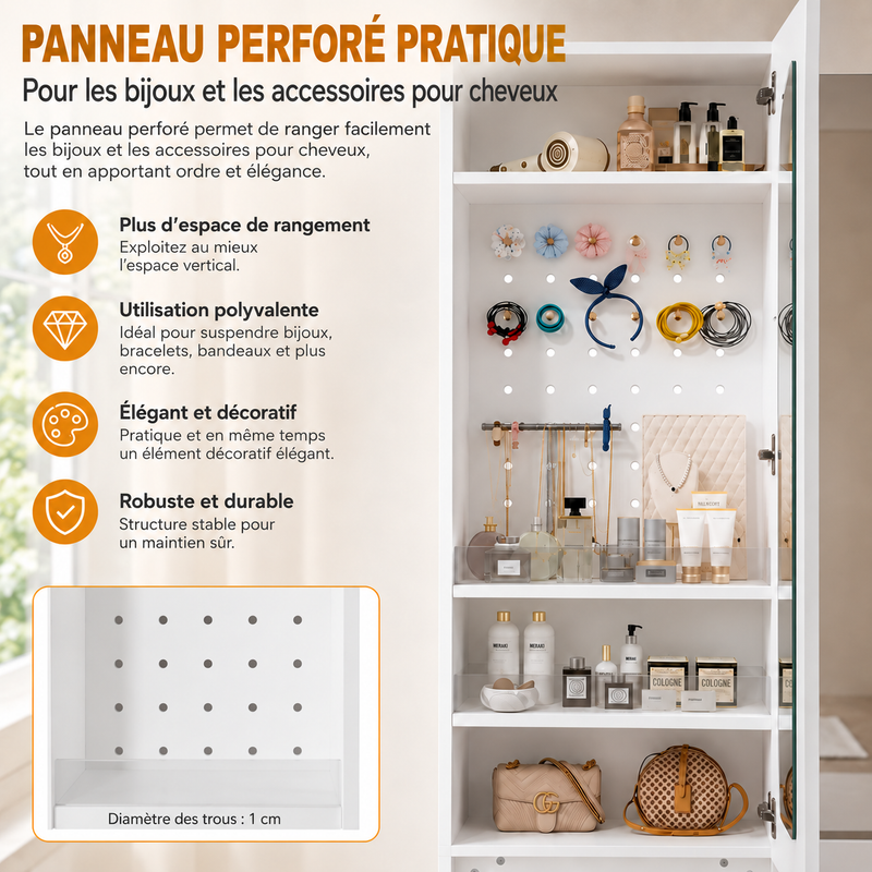 Des accessoires faciles à retrouver