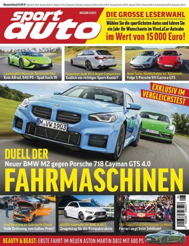 Cover: Sport Auto Magazin No 08 August 2023