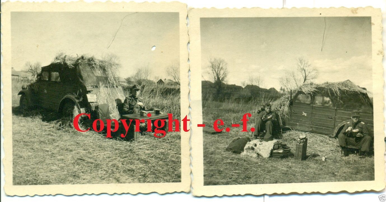 FOTO - STURMGESCHÜTZ-ABT. - VW-KÜBELWAGEN