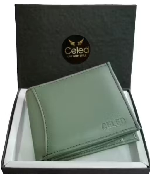 Stylish wallet for men Green.(W106)