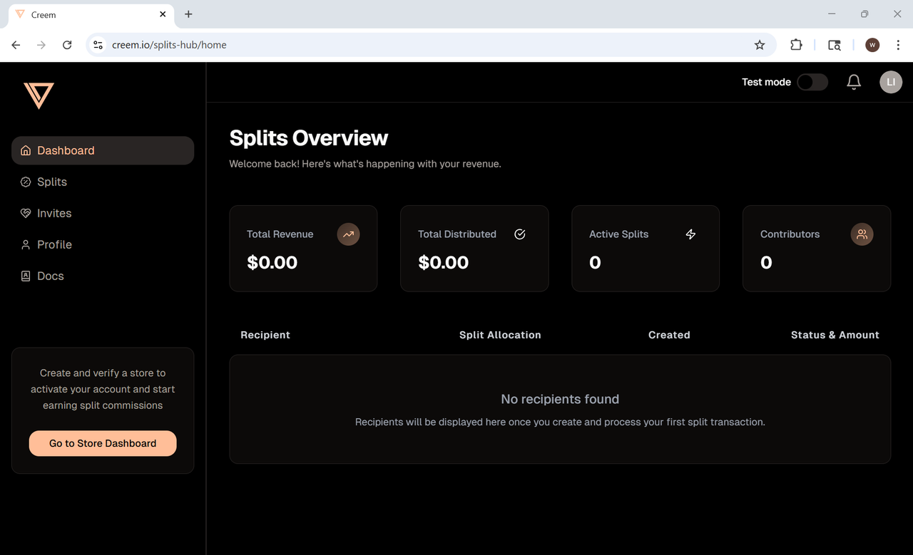 Track your earnings