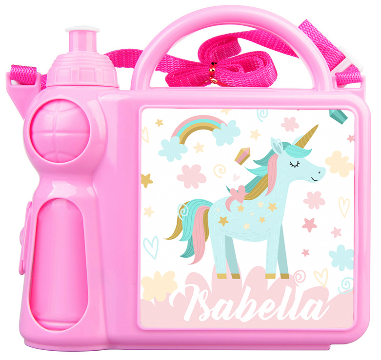 personalised unicorn lunch box