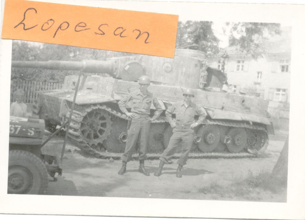 Foto-Panzer-tank-Tiger-I-Zimmerit-1945-Elite-US-