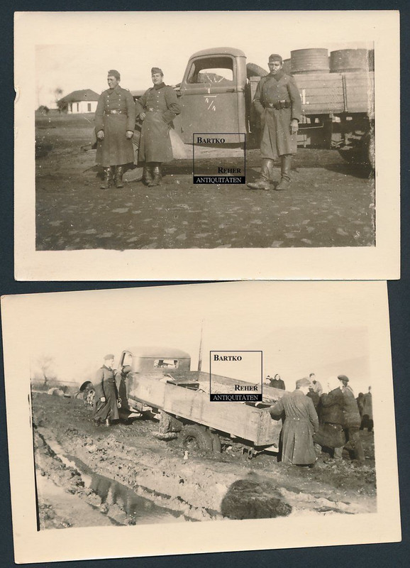 2.WK Ford Lkw mit Kennung auf der Tür Kfz Sd.kfz