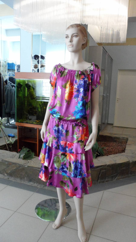 Шёлковое платье