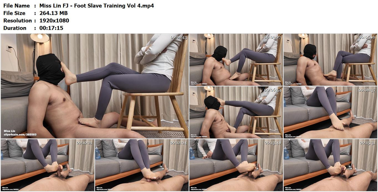 Miss Lin FJ Foot Slave Training Vol 4