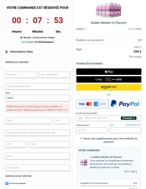 Site officiel Gelatin Meister