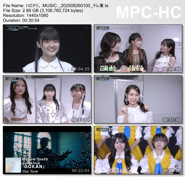 [TV-Variety] ハロドリ。- 2025.08.25