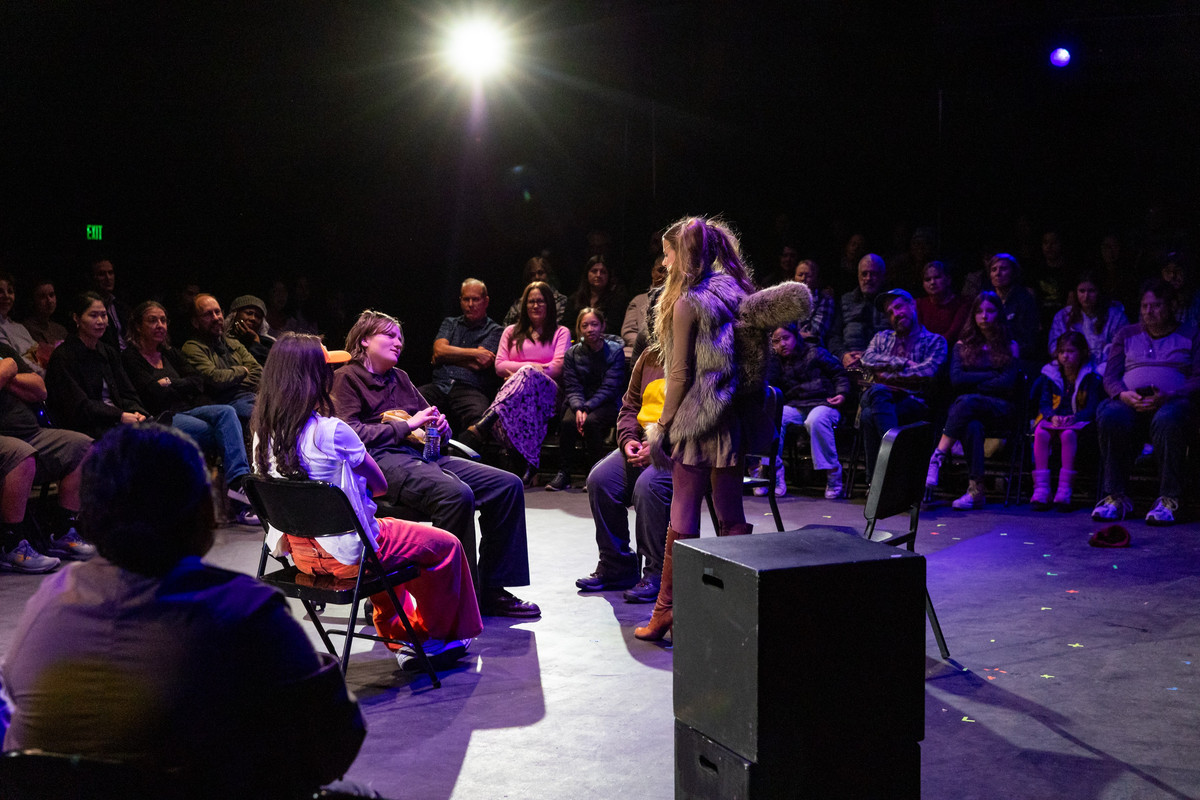 Photo from performance of Save Junkie!
