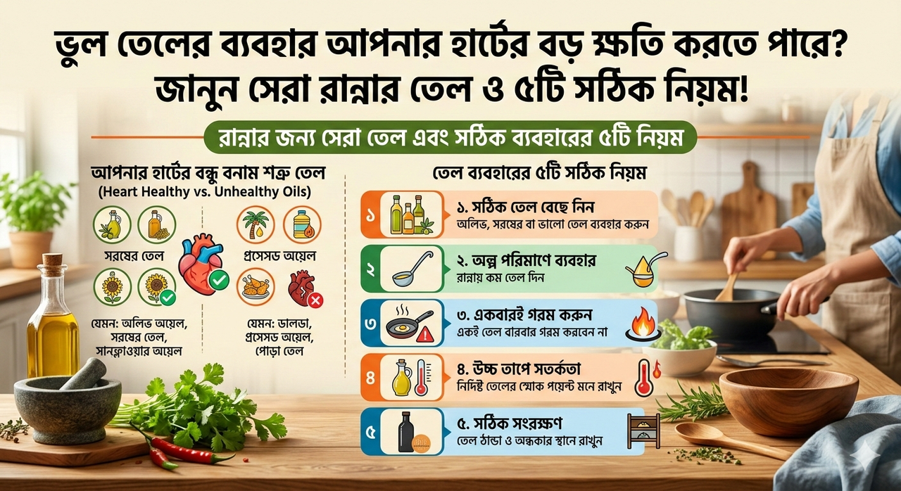 Healthy Cooking Oil Heart Health Tips