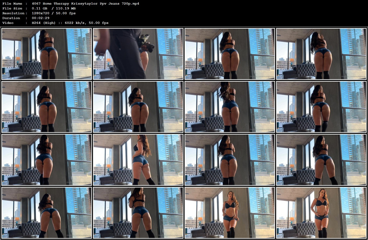 4067 Home Therapy Krissytaylor Ppv Jeans 720p mp4