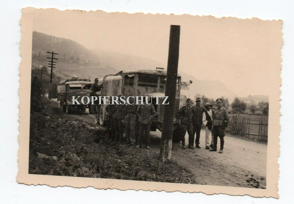 Ukraine Rumänien Rückzug 44 Halbkette Sdkfz Beute Lkw Tanker Tar