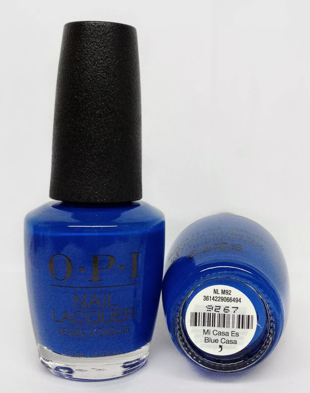 OPI Nail Polish 0.5 fl oz - NLM92 Mi Casa Es Blue Casa - Picture 1 of 1