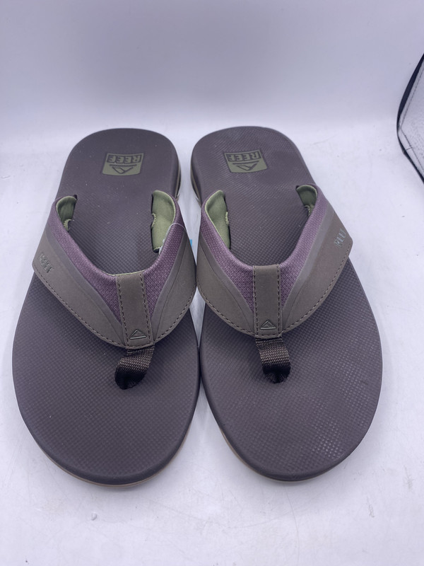 REEF ANCHOR HIGH ARCH SUPPORT WATER RESISTANCE FLIP FLOPS BROWN SIZE 12 NWT