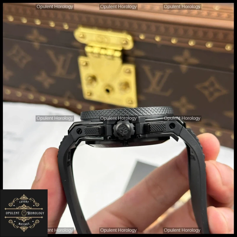 Hublot Big Bang 20th Anniversary Ceramic All Black Chronograph Automatic 43mm