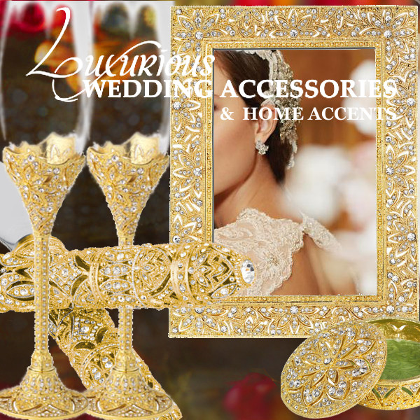 Luxurious Wedding Accessories and Home Accents
