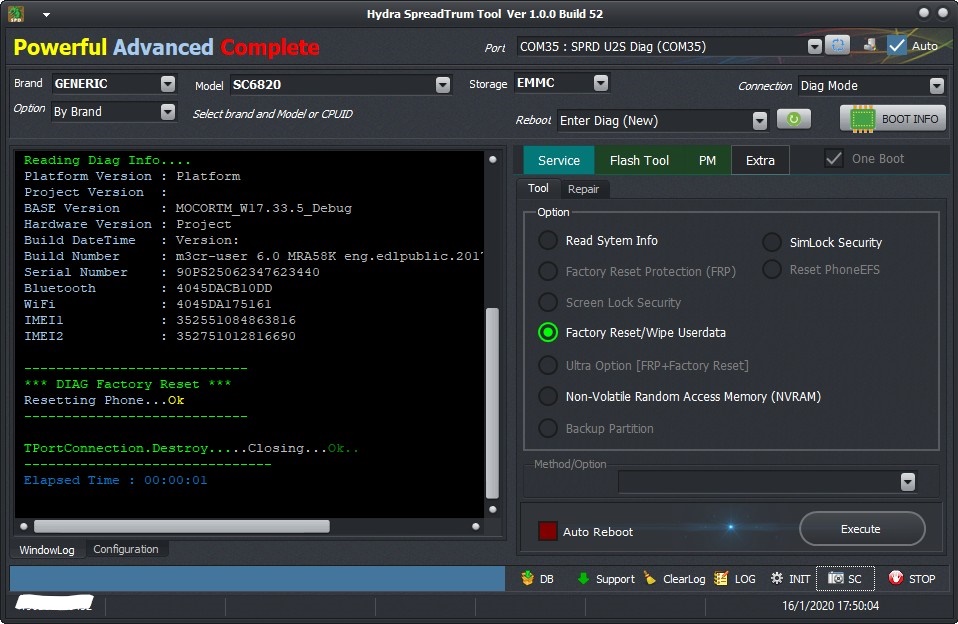 GSMForum Mint M3cr Screen Lock Removed By Factory Reset