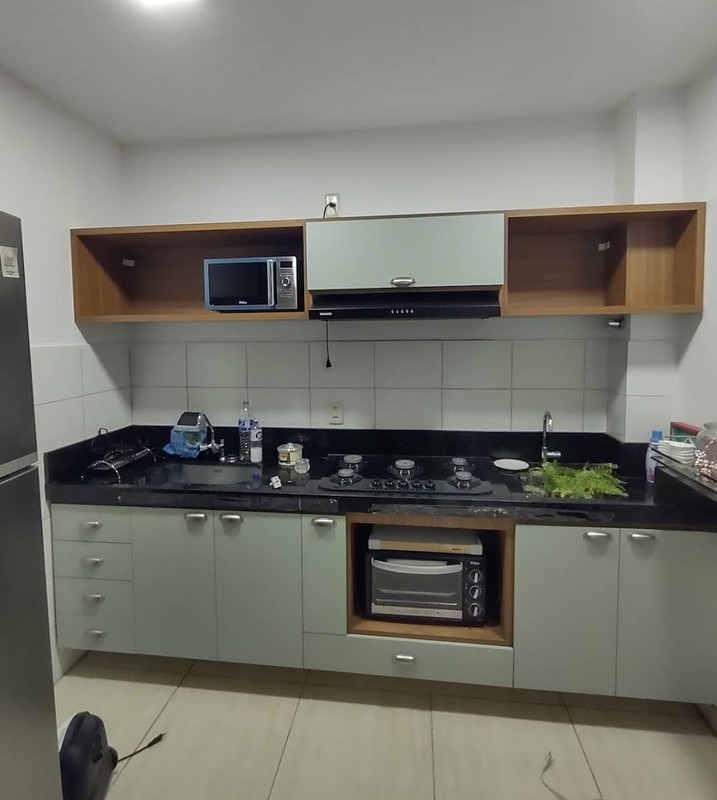 Montagem de móveis de cozinha realizada pela GA Montagens