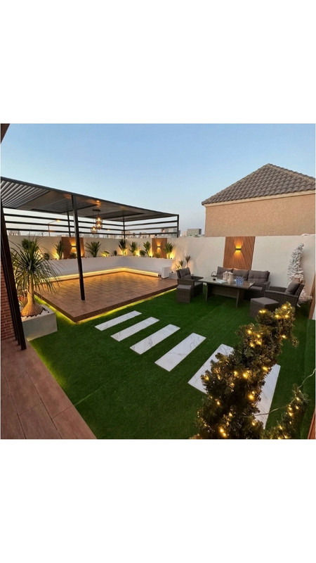 ديكورات حدائق فلل الرياض