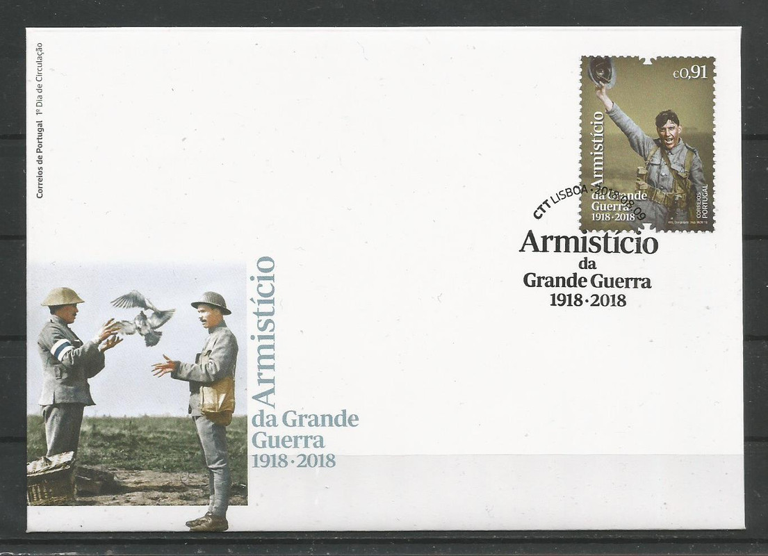 Portugal - 2018 - Centen.  Armistício - FDC