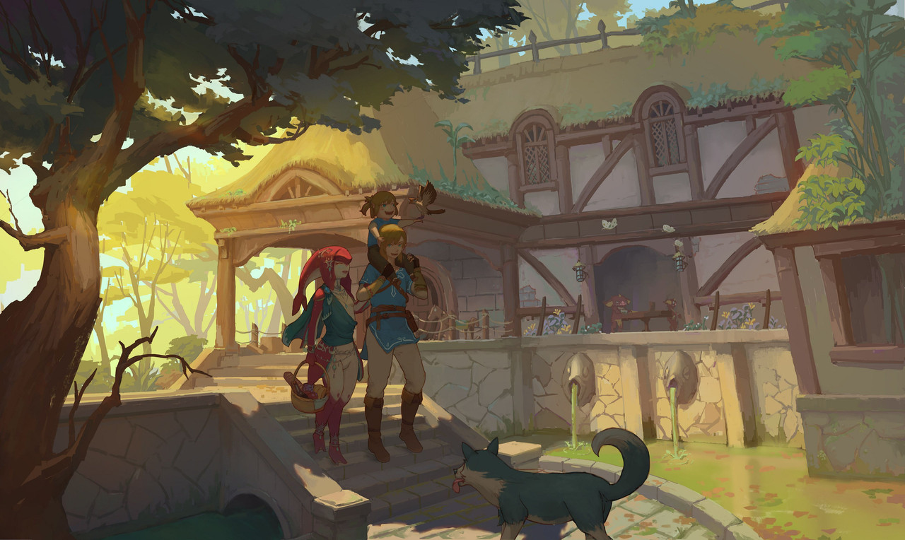 link-mipha-and-bokoblin-the-legend-of-zelda-and-1-more-drawn-by-zzc556-8b131aefa67e808f6c1a9b5f0c