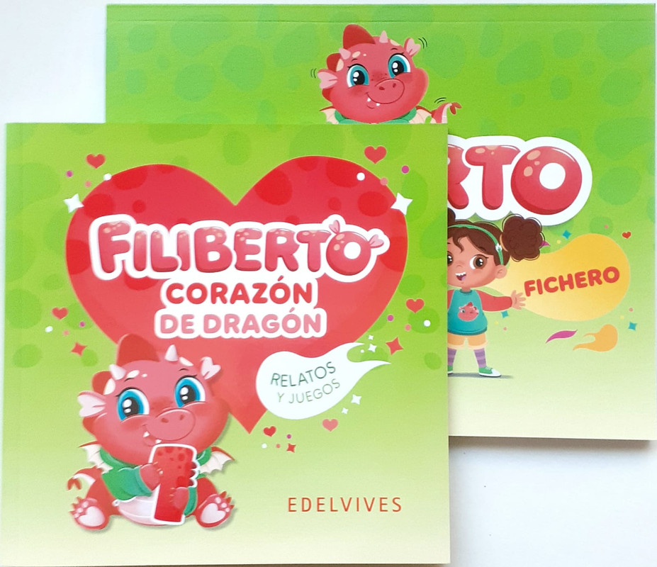 FILIBERTO CORAZON DE DRAGON, RELATOS Y JUEGOS+ FICHERO