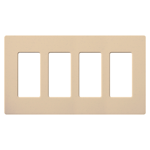 Lutron SC-4 Placa Mural 4 Espacios para Atenuadores y Controles