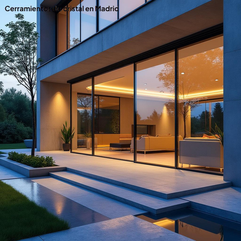 cerramientos de cristal en Madrid