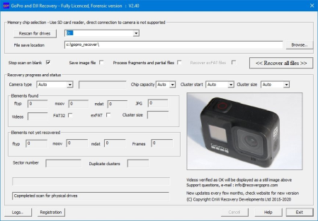 GoPro Recovery 2.40