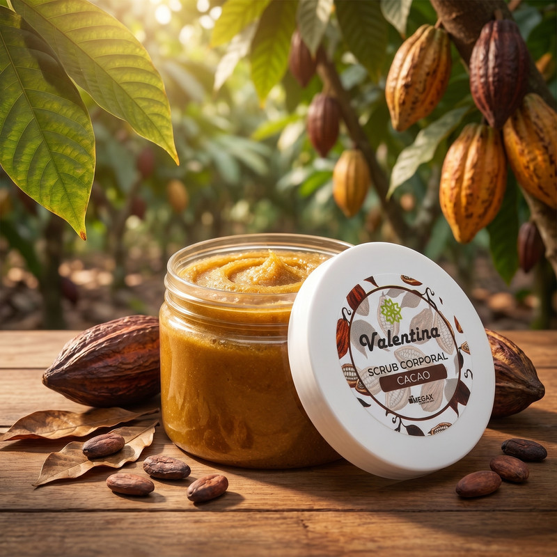 Valentina Scrub Corporal de Cacao 8Oz