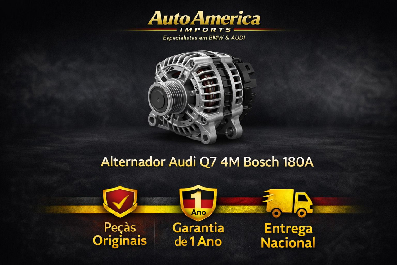 Alternador Audi Q7 4M Bosch 180A