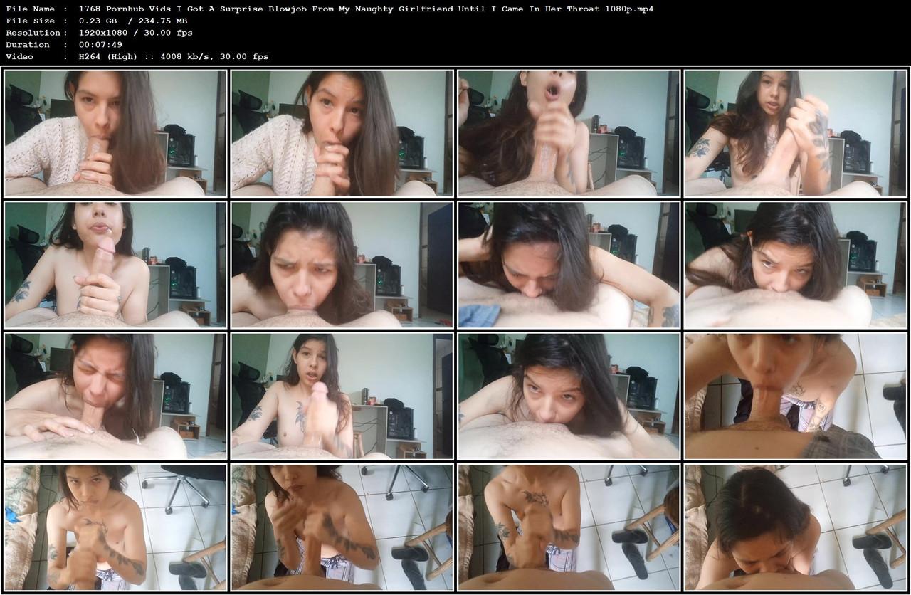 1768 Pornhub Vids I Got A Surprise Blowjob From My Naughty Girlfriend Until I Came In Her Throat 108