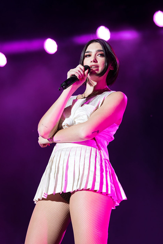 Dua Lipa Upskirt - Performs at Echo Beach in Toronto on July 30th, 2018.