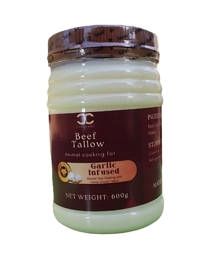 Garlic Infused Beef Tallow 600g