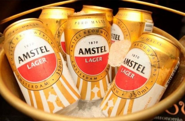Cerveja Amstel Puro Malte Pilsen – 12 Unidades Lata 350ml