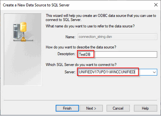 access a Microsoft SQL Server database via the WinCC Unified access a Microsoft SQL Server database via the WinCC Unified
