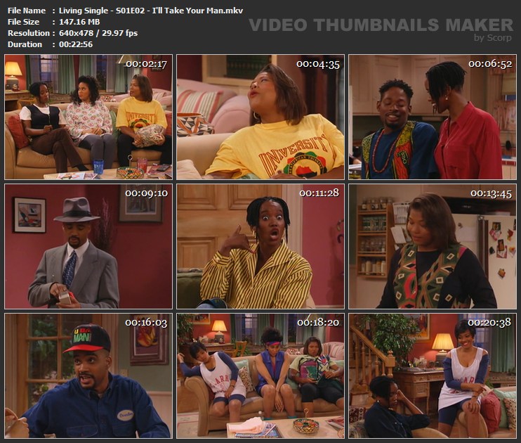 Living Single - S01E02 - I'll Take Your Man.mkv