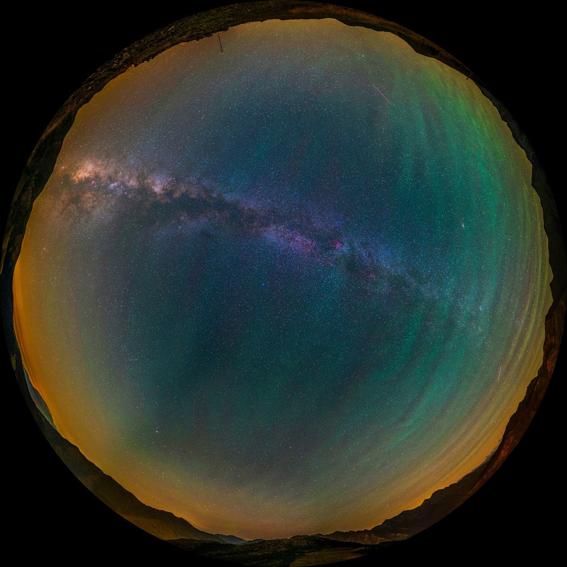 airglow visión ojo de pez