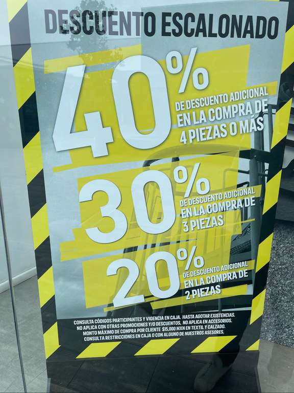 Adidas Oulet: Oferta escalonada, 4 pzs o más un 40% + 10 % extra si tu compra pasa de 2,500 y con HSBC 30% de bonificación y 12msi