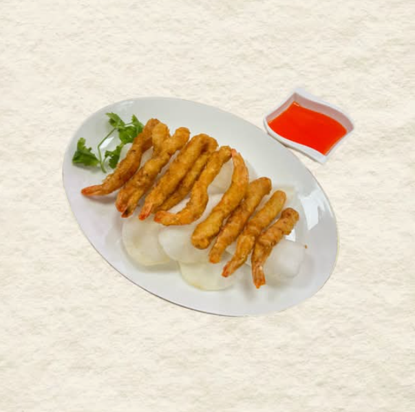 Langostinos Rebozados