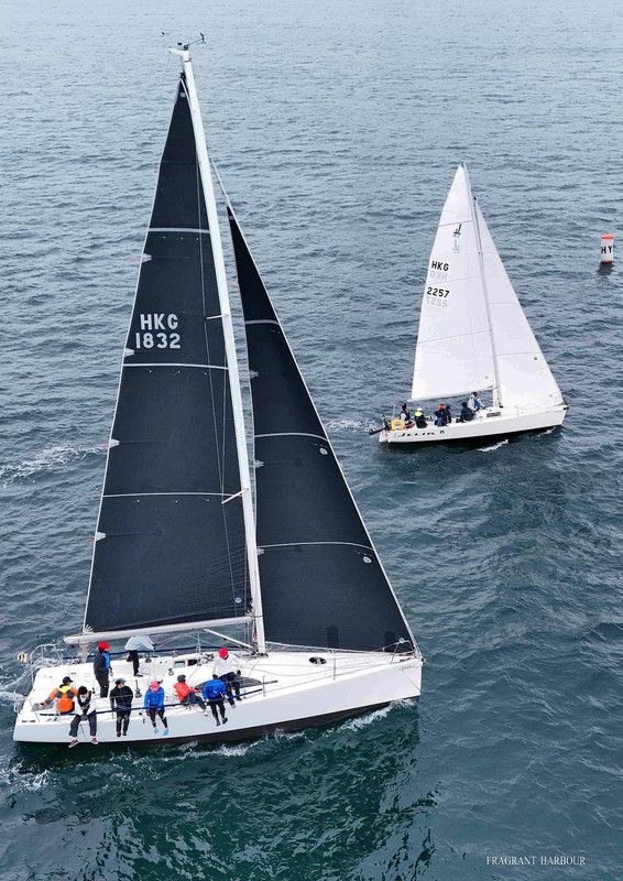 IRC and J80s in the first start (Monsoon Spring Series 2024, Race 4)
